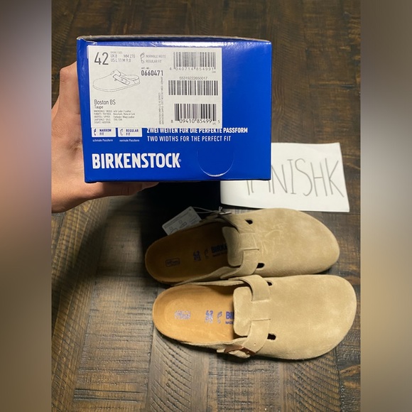 Boston Birkenstocks Taupe - Men’s US11/EU44 (42 shown in photos - not available) - Picture 7 of 8